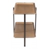 Zuo Modern Benjamin Coffee Table Brass - Side