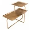 Zuo Modern Henry Coffee Table Brass - Top Angled  - Zuo Modern Henry Coffee Table Brass - Top Angled 