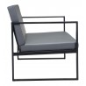 Zuo Modern Claremont Sofa in Gray - Side