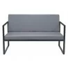 Zuo Modern Claremont Sofa in Gray - Front - Zuo Modern Claremont Sofa in Gray - Front