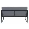 Zuo Modern Claremont Sofa in Gray - Back View - Zuo Modern Claremont Sofa in Gray - Back View