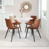 Daniel Dining Chair in Vintage Brown- Lifestyle 2 - Daniel Dining Chair in Vintage Brown- Lifestyle 2