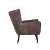 Luther Lounge Chair - Havana Dark Brown - Side