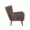 Luther Lounge Chair - Havana Dark Brown - Side - Luther Lounge Chair - Havana Dark Brown - Side