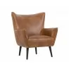 Luther Lounge Chair - Tobacco Tan - Angled View - Luther Lounge Chair - Tobacco Tan - Angled View