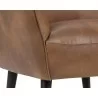 Luther Lounge Chair - Tobacco Tan - Seat Close-Up - Luther Lounge Chair - Tobacco Tan - Seat Close-Up