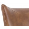 Luther Lounge Chair - Tobacco Tan - Seat Back Close-Up