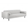 Sunpan Donnie Sofa - Light Grey - Angled