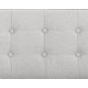 Sunpan Donnie Sofa - Light Grey - Seat Back Close-up