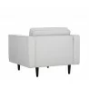 Sunpan Donnie Armchair - Light Grey - Back Angle - Sunpan Donnie Armchair - Light Grey - Back Angle