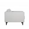 Sunpan Donnie Armchair - Light Grey - Side - Sunpan Donnie Armchair - Light Grey - Side