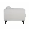 SUNPAN Donnie Armchair in Light Grey - Side View - SUNPAN Donnie Armchair in Light Grey - Side View