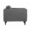 SUNPAN Donnie Armchair in Dark Grey - Side View - SUNPAN Donnie Armchair in Dark Grey - Side View