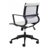 Zuo Modern Stacy Office Chair White - Back Angled