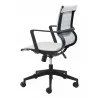 Zuo Modern Stacy Office Chair White - Side Bac kAngled - Zuo Modern Stacy Office Chair White - Side Bac kAngled