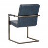 SUNPAN Jafar Dining Armchair - Vintage Blue - Back Angle