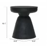 Zuo Modern Sage Side Table in Black - With Dimensions - Zuo Modern Sage Side Table in Black - With Dimensions