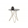 SUNPAN Wesley End Table, Frontview with Decor