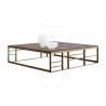Sunpan Joanna Coffee Table - Square - With Decor