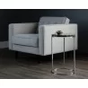 Tillie End Table - Stainless Steel - Black Agate Stone - Lifestyle - Tillie End Table - Stainless Steel - Black Agate Stone - Lifestyle