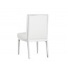 Sofia Dining Chair - White - Back Angle
