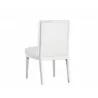 Sofia Dining Chair - White - Back Angle - Sofia Dining Chair - White - Back Angle