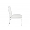 Sofia Dining Chair - White - Side Angle