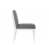 Sofia Dining Chair - Grey - Side Angle