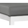 Sofia Dining Chair - Grey - Seat Close-up