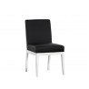 Sofia Dining Chair - Black - Angled View