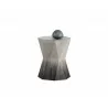 Sunpan Prism End Table - Front with Decor - Sunpan Prism End Table - Front with Decor