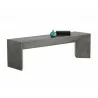  Sunpan Nomad Bench - Angled with Decor -  Sunpan Nomad Bench - Angled with Decor