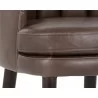 SUNPAN Valerie Barstool - Havana Dark Brown - Seat Close-Up - SUNPAN Valerie Barstool - Havana Dark Brown - Seat Close-Up