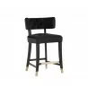 Tatum Counter Stool - Piccolo Black - Angled View - Tatum Counter Stool - Piccolo Black - Angled View