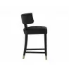 Tatum Counter Stool - Piccolo Black - Side Angle - Tatum Counter Stool - Piccolo Black - Side Angle