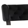 Tatum Counter Stool - Piccolo Black - Seat Back Close-up - Tatum Counter Stool - Piccolo Black - Seat Back Close-up