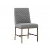 Leighland Dining Chair - Dark Grey - Angled View