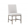 Leighland Dining Chair - Light Grey - Angled View