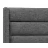 Sunpan Emmit Bed - King In Quarry - Headboard CLose-Up - Sunpan Emmit Bed - King In Quarry - Headboard CLose-Up