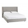 Sunpan Emmit Bed - King In Marble - Angled