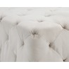 Millie Tufted Ottoman - Piccolo Prosecco - Edge Close-Up