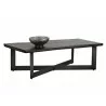 Sunpan Marley Coffee Table - Rectangular - Angled witrh Decor - Sunpan Marley Coffee Table - Rectangular - Angled witrh Decor