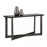 Sunpan Marley Console Table - Angled with Decor