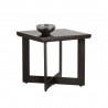 Sunpan Marley End Table - Angled with Decor