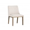 Halden Dining Chair - Beige Linen - Angled