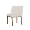 Halden Dining Chair - Beige Linen - Back Angle