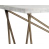 Sunpan Skyy Console Table - Leg Close-Up