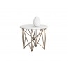Sunpan Skyy Side Table - Front with Decor