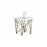 Sunpan Skyy Side Table - Front with Decor - Sunpan Skyy Side Table - Front with Decor