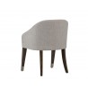 Nellie Dining Armchair - Arena Cement - Back Angle